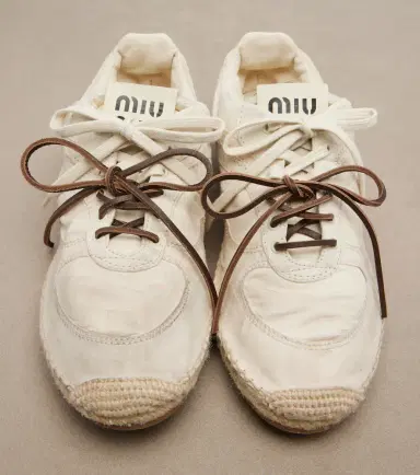 Miu Miu Gymnasium canvas sneakers | Thumbnail 4