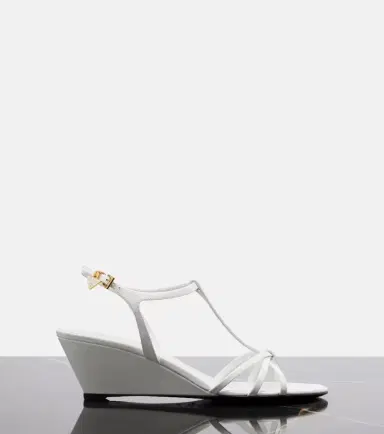 Prada Patent leather wedge sandals | Thumbnail 2