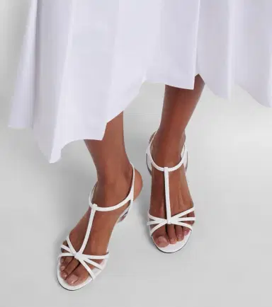 Prada Patent leather wedge sandals | Thumbnail 6