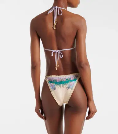 Zimmermann Indra floral metallic-effect bikini | Thumbnail 2