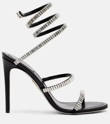 René Caovilla Cleo Spark embellished leather sandals | Thumbnail 2