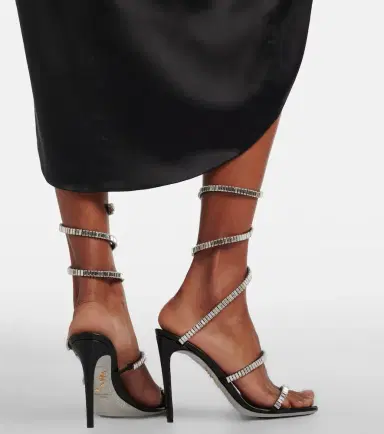 René Caovilla Cleo Spark embellished leather sandals | Thumbnail 6