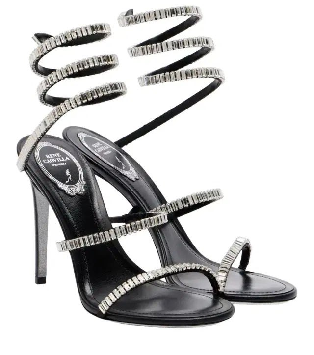 Cleo Spark embellished leather sandals