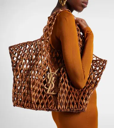 Saint Laurent Icare Cassandre Medium beaded shopper | Thumbnail 6 Saint Laurent Icare Cassandre Medium beaded shopper | Thumbnail 6