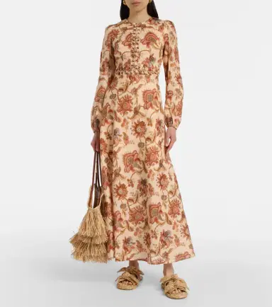 Zimmermann Aster beaded floral linen maxi dress | Thumbnail 6 Zimmermann Aster beaded floral linen maxi dress | Thumbnail 6