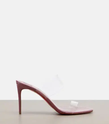 Christian Louboutin Just Nothing leather-trimmed TPU mules | Thumbnail 2 Christian Louboutin Just Nothing leather-trimmed TPU mules | Thumbnail 2