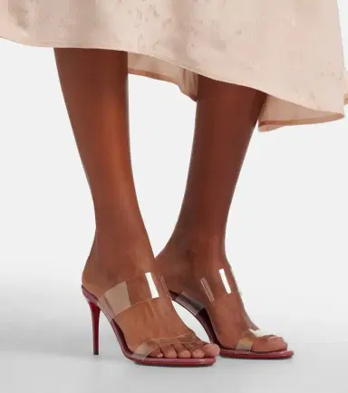 Christian Louboutin Just Nothing leather-trimmed TPU mules | Thumbnail 6 Christian Louboutin Just Nothing leather-trimmed TPU mules | Thumbnail 6