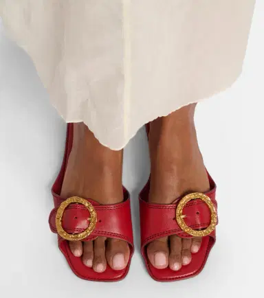 Zimmermann Solena leather slides | Thumbnail 6 Zimmermann Solena leather slides | Thumbnail 6