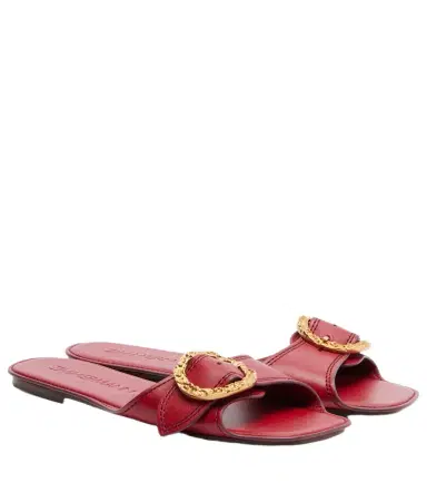 Zimmermann Solena leather slides | Thumbnail 1 Zimmermann Solena leather slides | Thumbnail 1