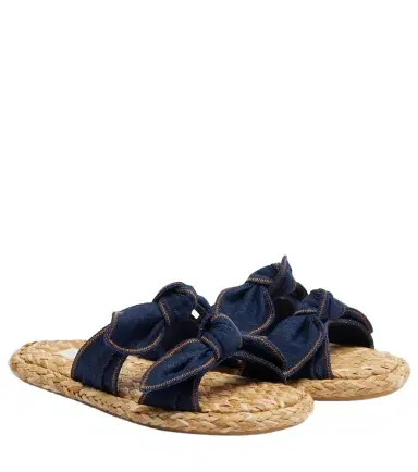 Zimmermann Carousel denim espadrille slides | Thumbnail 1