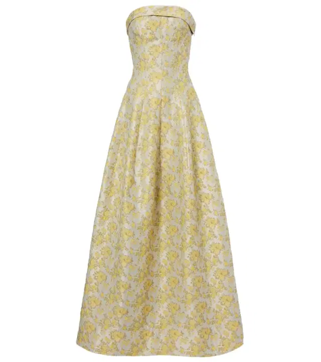 Simkhai Octavia jacquard gown
