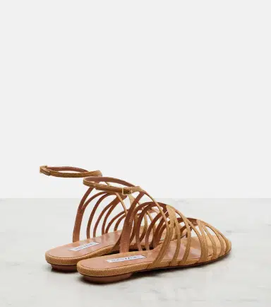 Aquazzura Serenade raffia sandals | Thumbnail 3 Aquazzura Serenade raffia sandals | Thumbnail 3