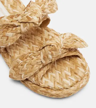 Zimmermann Carousel raffia espadrille slides | Thumbnail 2