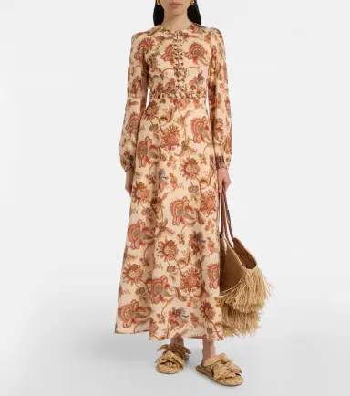 Zimmermann Carousel raffia espadrille slides | Thumbnail 6