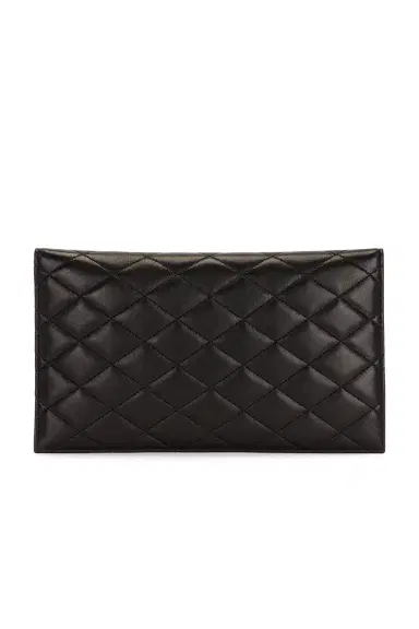 Saint Laurent Agneau Plume Matelasse Pouch | Thumbnail 3 Saint Laurent Agneau Plume Matelasse Pouch | Thumbnail 3