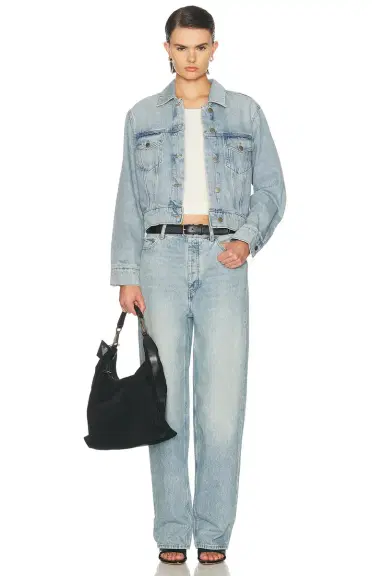 Fear of God Essentials Trucker Denim Jacket | Thumbnail 4