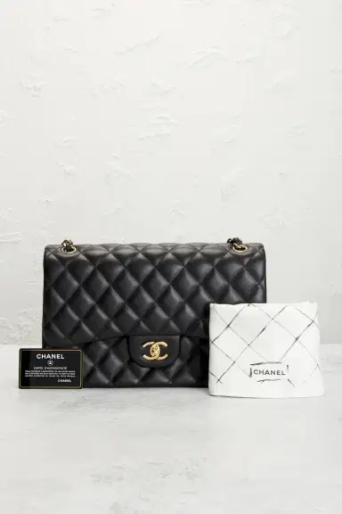 Chanel Chanel Lambskin Jumbo Double Flap Bag | Thumbnail 9 Chanel Chanel Lambskin Jumbo Double Flap Bag | Thumbnail 9
