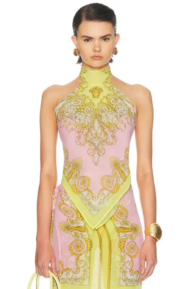 VERSACE Scarf Top
