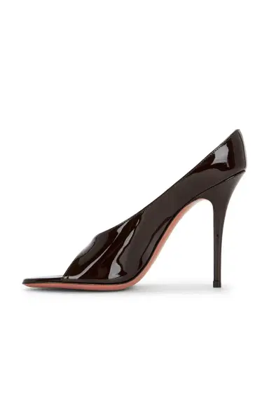 Amina Muaddi Anok 105 Patent Slipper Mule | Thumbnail 5 Amina Muaddi Anok 105 Patent Slipper Mule | Thumbnail 5