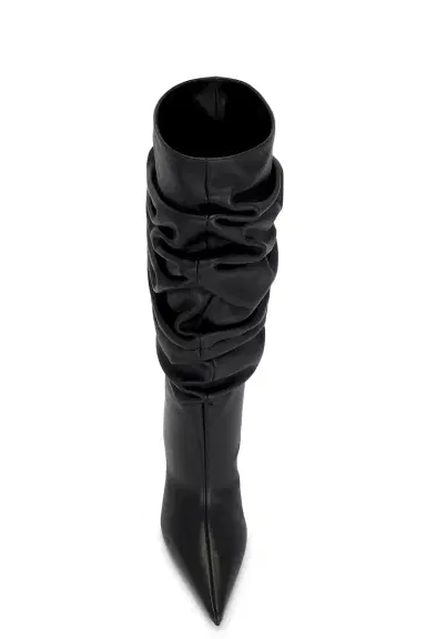 Amina Muaddi Anok 105 Latex Bootie | Thumbnail 4 Amina Muaddi Anok 105 Latex Bootie | Thumbnail 4