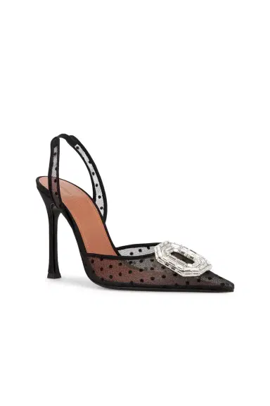 Amina Muaddi Camelia 105 Sling Back Pump | Thumbnail 2 Amina Muaddi Camelia 105 Sling Back Pump | Thumbnail 2