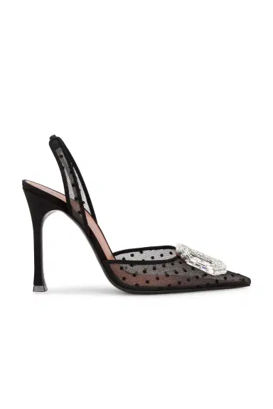 Amina Muaddi Camelia 105 Sling Back Pump | Thumbnail 1 Amina Muaddi Camelia 105 Sling Back Pump | Thumbnail 1