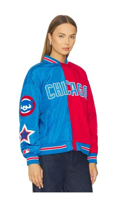 Terez x REVOLVE Chicago Cubs Multi Logo Bomber | Thumbnail 2 Terez x REVOLVE Chicago Cubs Multi Logo Bomber | Thumbnail 2