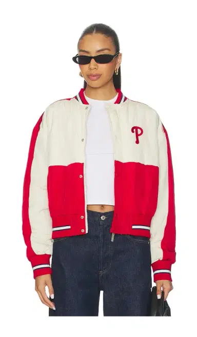 Terez x REVOLVE Phillies Crop Bomber | Thumbnail 1 Terez x REVOLVE Phillies Crop Bomber | Thumbnail 1