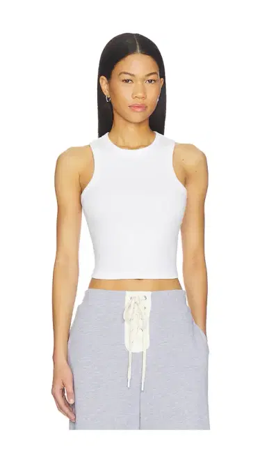 Year of Ours Racer Crop Tank Top | Thumbnail 1 Year of Ours Racer Crop Tank Top | Thumbnail 1