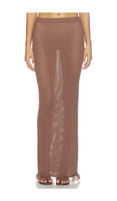SNDYS Priya Crochet Maxi Skirt | Thumbnail 1