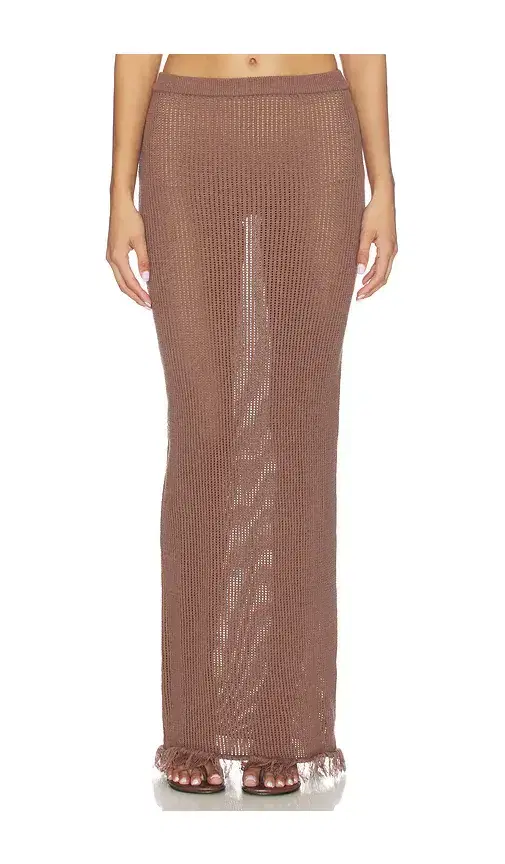 Priya Crochet Maxi Skirt