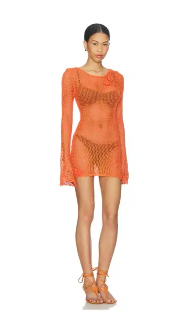 SNDYS Tanya Crochet Mini Dress | Thumbnail 2 SNDYS Tanya Crochet Mini Dress | Thumbnail 2