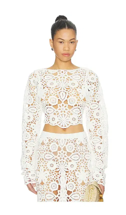 SNDYS Tala Crochet Top