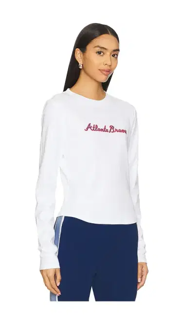 Terez x REVOLVE Atlanta Braves Long Sleeve Baby Tee | Thumbnail 2