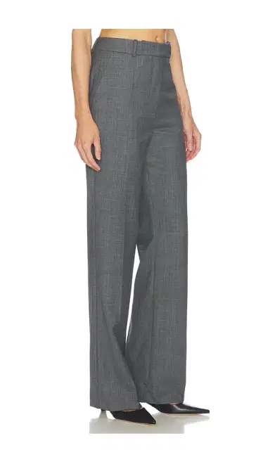 Ganni Wool Melange Suiting Straight Pant | Thumbnail 2