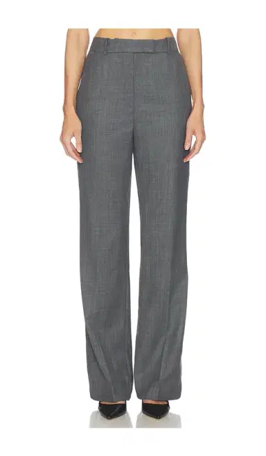 Ganni Wool Melange Suiting Straight Pant | Thumbnail 1