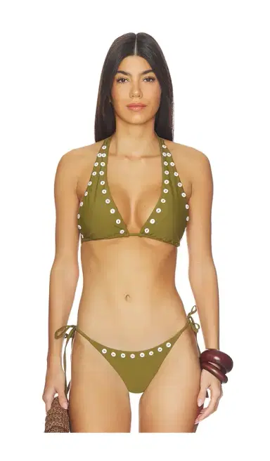 With Jean Bella Beaded Bikini Top | Thumbnail 1