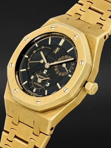 Stephanie Windsor Audemars Piguet Vintage 1997 Royal Oak Automatic Dual Time 18-Karat Yellow Gold Watch, Ref. 25730BA (7.25'' wrist) - Men | Thumbnail 2 Stephanie Windsor Audemars Piguet Vintage 1997 Royal Oak Automatic Dual Time 18-Karat Yellow Gold Watch, Ref. 25730BA (7.25'' wrist) - Men | Thumbnail 2