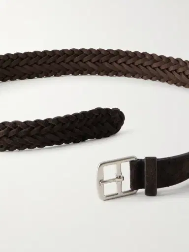 Officine Creative 3cm Woven Suede Belt - Men | Thumbnail 3 Officine Creative 3cm Woven Suede Belt - Men | Thumbnail 3