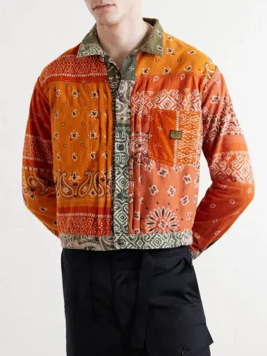 KAPITAL Reversible Bandana-Print Cotton-Flannel Jacket - Men | Thumbnail 6