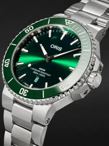 ORIS Aquis Date Automatic Stainless Steel Watch, Ref. 01 733 7789 4157-07 8 23 04PEB - Men | Thumbnail 4 ORIS Aquis Date Automatic Stainless Steel Watch, Ref. 01 733 7789 4157-07 8 23 04PEB - Men | Thumbnail 4