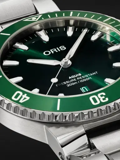 ORIS Aquis Date Automatic Stainless Steel Watch, Ref. 01 733 7789 4157-07 8 23 04PEB - Men | Thumbnail 6 ORIS Aquis Date Automatic Stainless Steel Watch, Ref. 01 733 7789 4157-07 8 23 04PEB - Men | Thumbnail 6