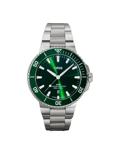 ORIS Aquis Date Automatic Stainless Steel Watch, Ref. 01 733 7789 4157-07 8 23 04PEB - Men | Thumbnail 1 ORIS Aquis Date Automatic Stainless Steel Watch, Ref. 01 733 7789 4157-07 8 23 04PEB - Men | Thumbnail 1