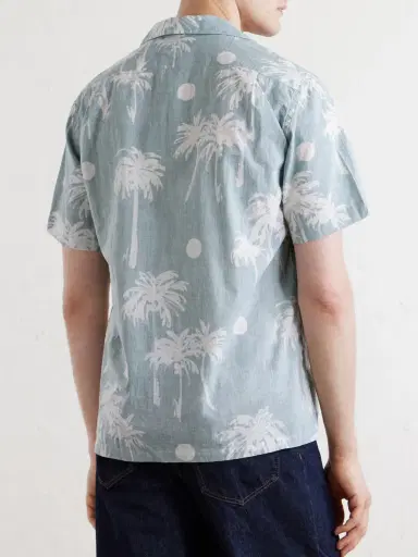 Hartford New Palmito Convertible-Collar Printed Cotton Shirt - Men | Thumbnail 4 Hartford New Palmito Convertible-Collar Printed Cotton Shirt - Men | Thumbnail 4