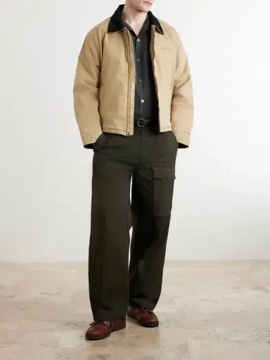 Corridor Convertible-Collar Checked Cotton Shirt - Men | Thumbnail 2