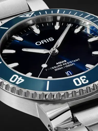 ORIS Aquis Date Automatic Stainless Steel Watch, Ref. 01 733 7789 4135-07 8 23 04PEB - Men | Thumbnail 6 ORIS Aquis Date Automatic Stainless Steel Watch, Ref. 01 733 7789 4135-07 8 23 04PEB - Men | Thumbnail 6
