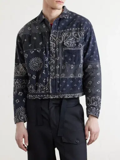 KAPITAL Reversible Bandana-Print Cotton-Flannel Jacket - Men | Thumbnail 3