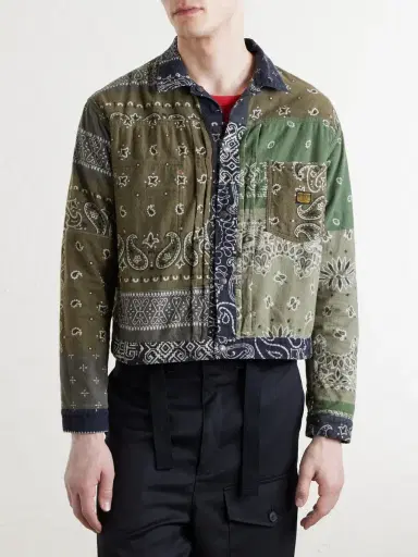 KAPITAL Reversible Bandana-Print Cotton-Flannel Jacket - Men | Thumbnail 6