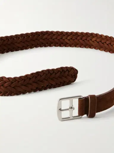 Officine Creative 3cm Woven Suede Belt - Men | Thumbnail 3 Officine Creative 3cm Woven Suede Belt - Men | Thumbnail 3