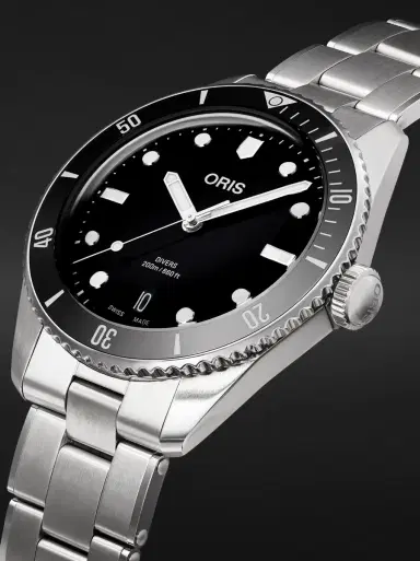 ORIS Divers Date Automatic Stainless Steel Watch, Ref. 01 733 7795 4054 - Men | Thumbnail 4 ORIS Divers Date Automatic Stainless Steel Watch, Ref. 01 733 7795 4054 - Men | Thumbnail 4